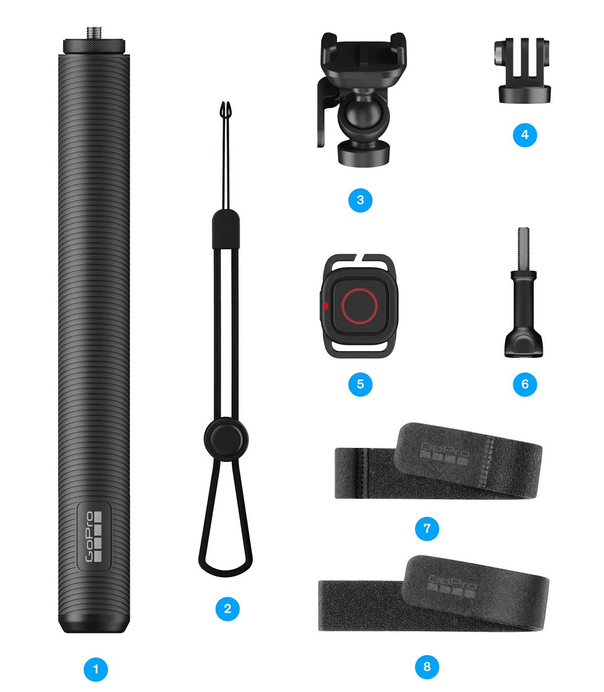 GoPro Výsuvná tyč s diaľkovým ovládaním spúšte (Extension Pole + Waterproof Shutter Remote)